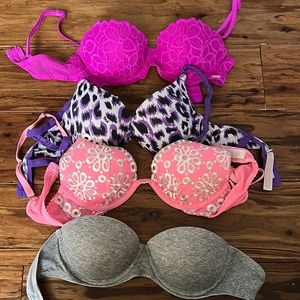 Victoria secret pink bras 32b